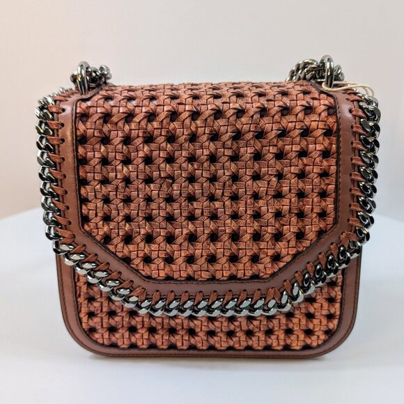 Stella McCartney Light Terracotta Falabella Mini Crossbody Bag - Picture 1 of 17
